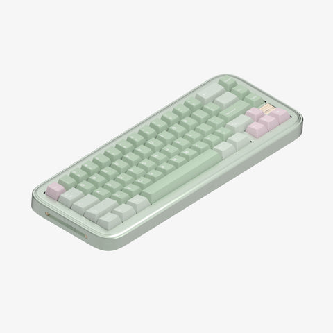 Spacetime65 Bluetooth & 2.4g mechanical keyboard（Anodized Green）