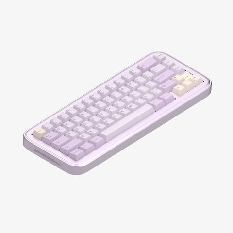 Spacetime65 Bluetooth & 2.4g mechanical keyboard（Anodized purple）