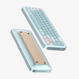 Spacetime65 Bluetooth & 2.4g mechanical keyboard（Anodized Tiffany）