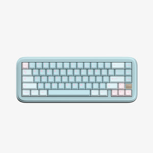 Spacetime65 Bluetooth & 2.4g mechanical keyboard（Anodized Tiffany）