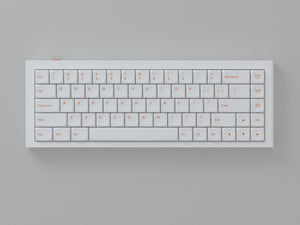 RKB 68 Bluetooth mechanical keyboard（ORANGE-WHITE）