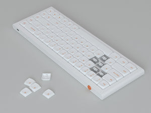 RKB 68 Bluetooth mechanical keyboard（ORANGE-WHITE）